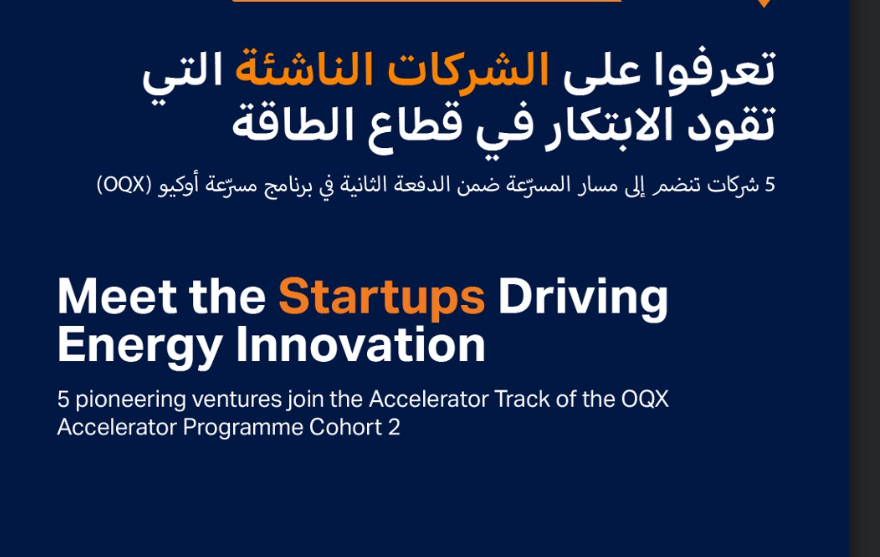 OQX Accelerator Cohort 2 Welcomes Five Global Energy Tech Startups in Oman
