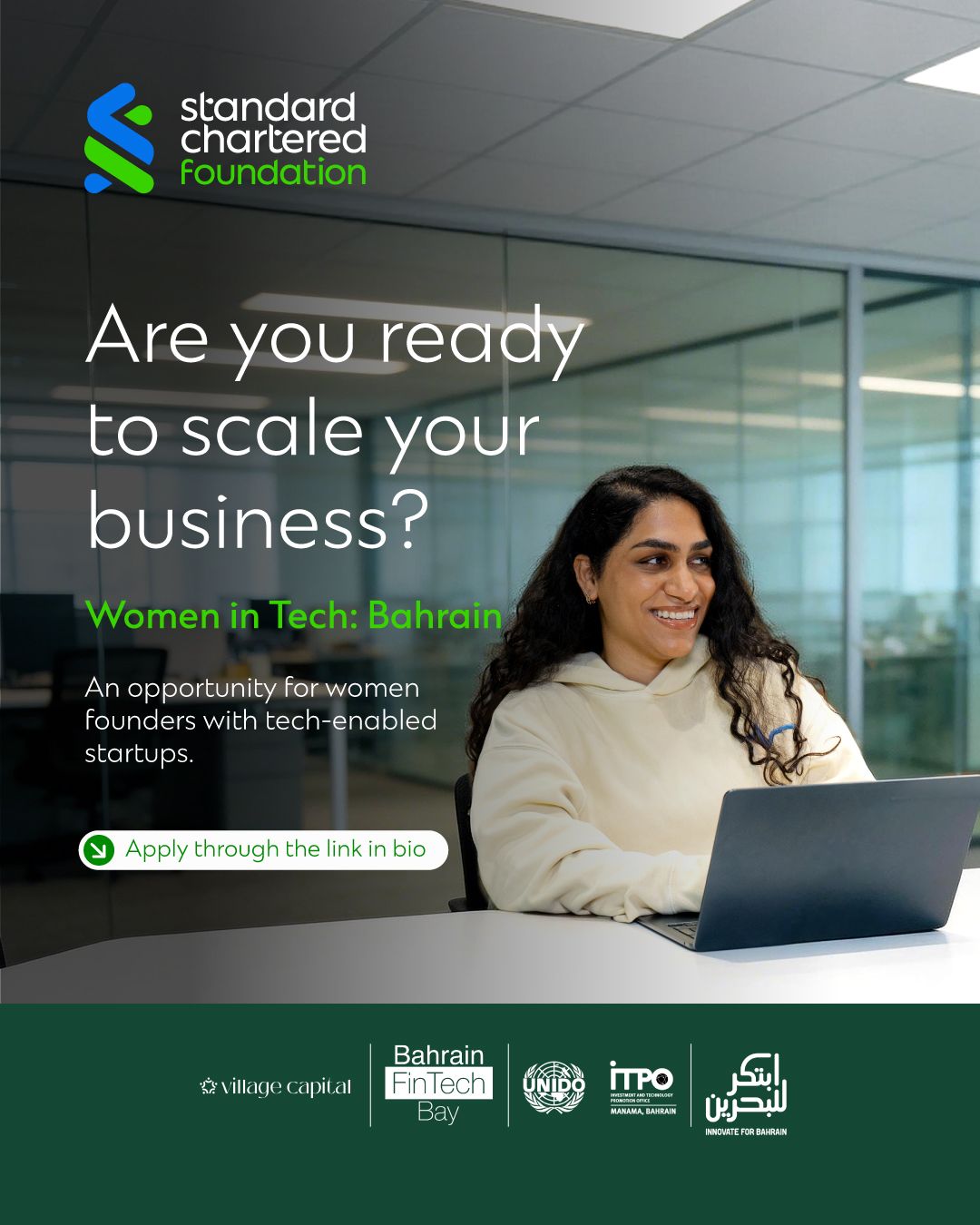 Apply Now For Innovate For Bahrain’s Women In Tech Accelerator (Cohort 7)