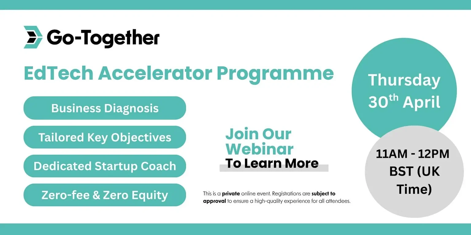 Go-Together Accelerator Programme Webinar 2026 To Support EdTech Founders Globally