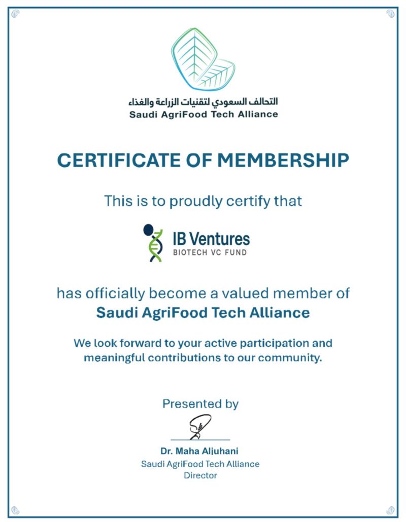 Saudi IB Ventures Joins Saudi AgriFood Tech Alliance To Advance Green Biotechnology
