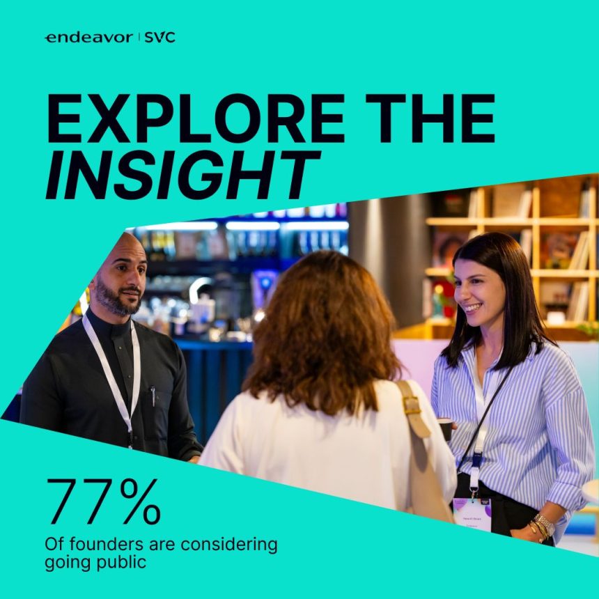 Saudi Endeavor Report Reveals 77 Percent Of Founders Are Eyeing IPOs