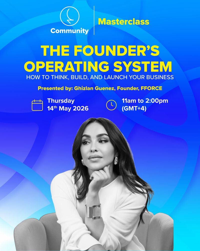 The Founder’s Operating System 2026: Masterclass With Ghizlan Guenez Set For Sharjah This May