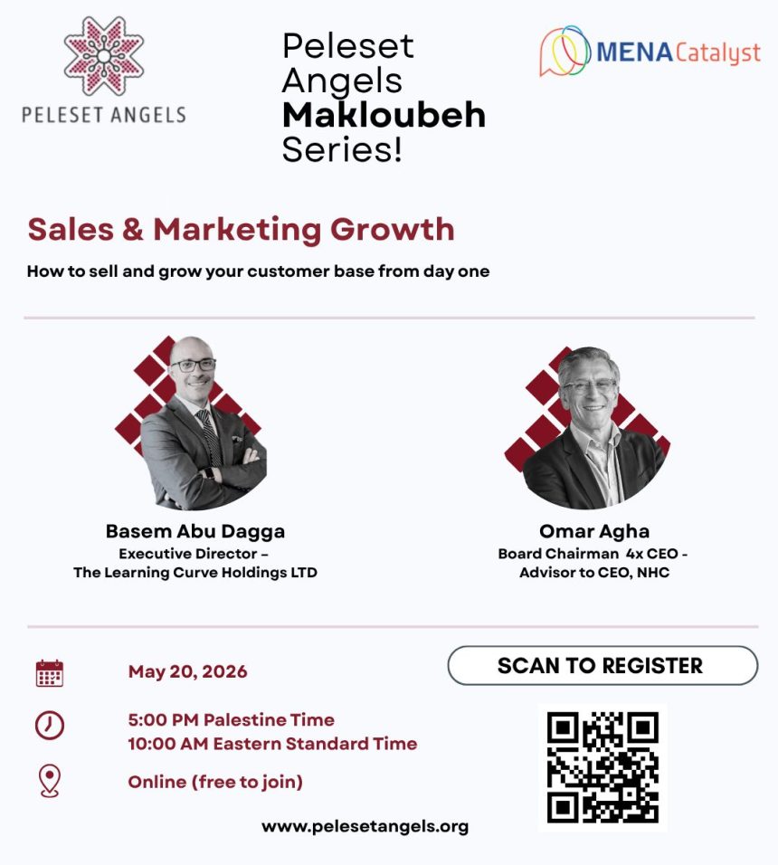 Makloubeh Series 2026: Sales And Marketing Growth Course To Empower Palestinian Founders