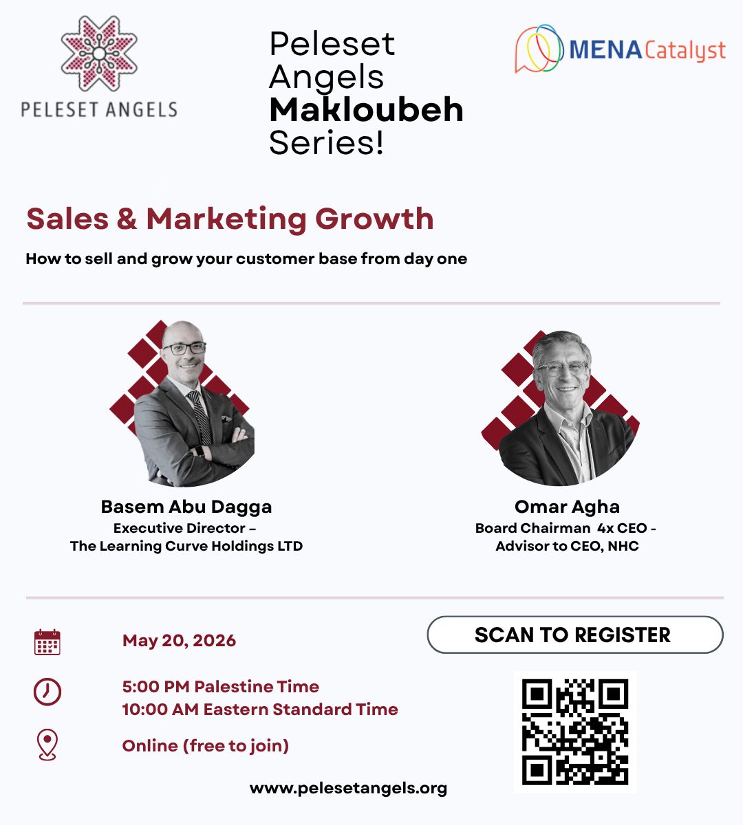 Makloubeh Series 2026: Sales And Marketing Growth Course To Empower Palestinian Founders