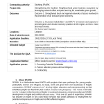 Apply Now For SPARK’s Green Business Ecosystem Call For Expression Of Interest In Lebanon