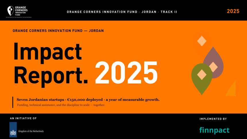 Orange Corners Innovation Fund Deploys €150,000 To Accelerate Startup Growth in Jordan