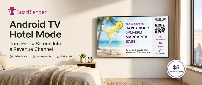 UAE Startup Buzzblender Launches Simplified Digital Signage Solution For Hotels