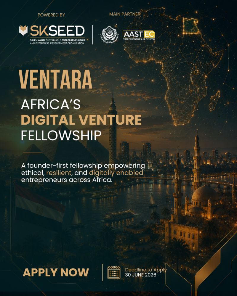 Apply Now For VENTARA – Africa’s Digital Venture Fellowship