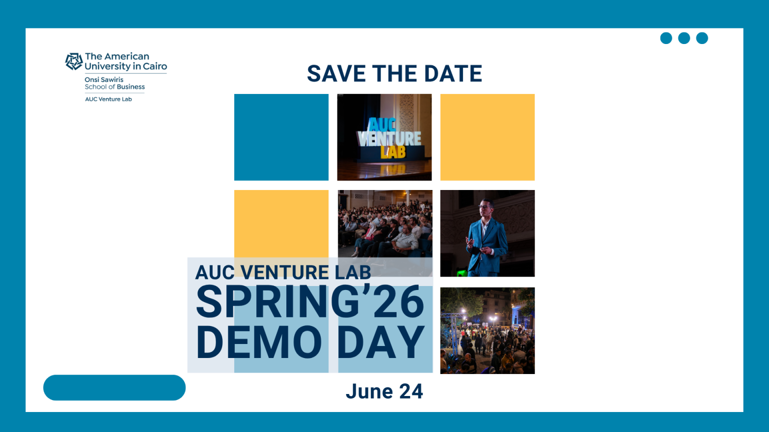 AUC Venture Lab Spring ’26 Demo Day Unveils 17 High-Growth Startups in Cairo This June