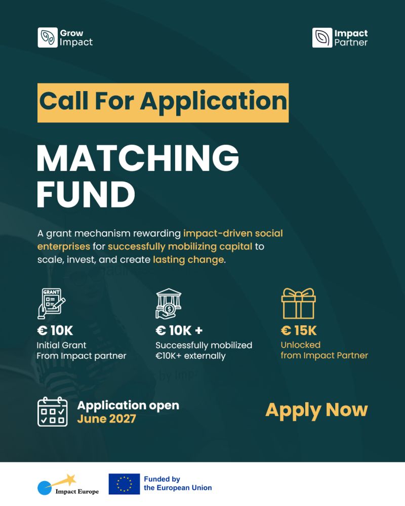 Apply Now For Impact Partner’s Catalytic Matching Fund