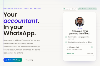 UAE Startup PocketLedger Brings AI Accounting to WhatsApp for SMEs