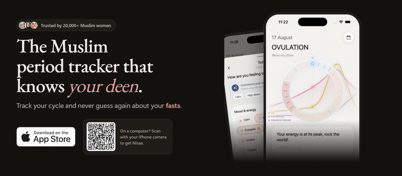 Nisaa Launches Period Tracker Designed for Muslim Women