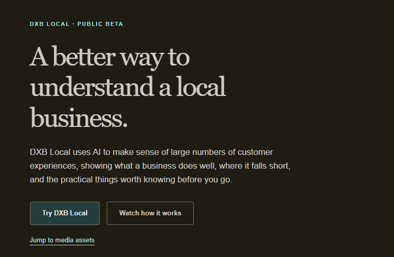 Dubai Startup DXB Local Launches AI Platform That Turns Business Reviews into Practical Tips